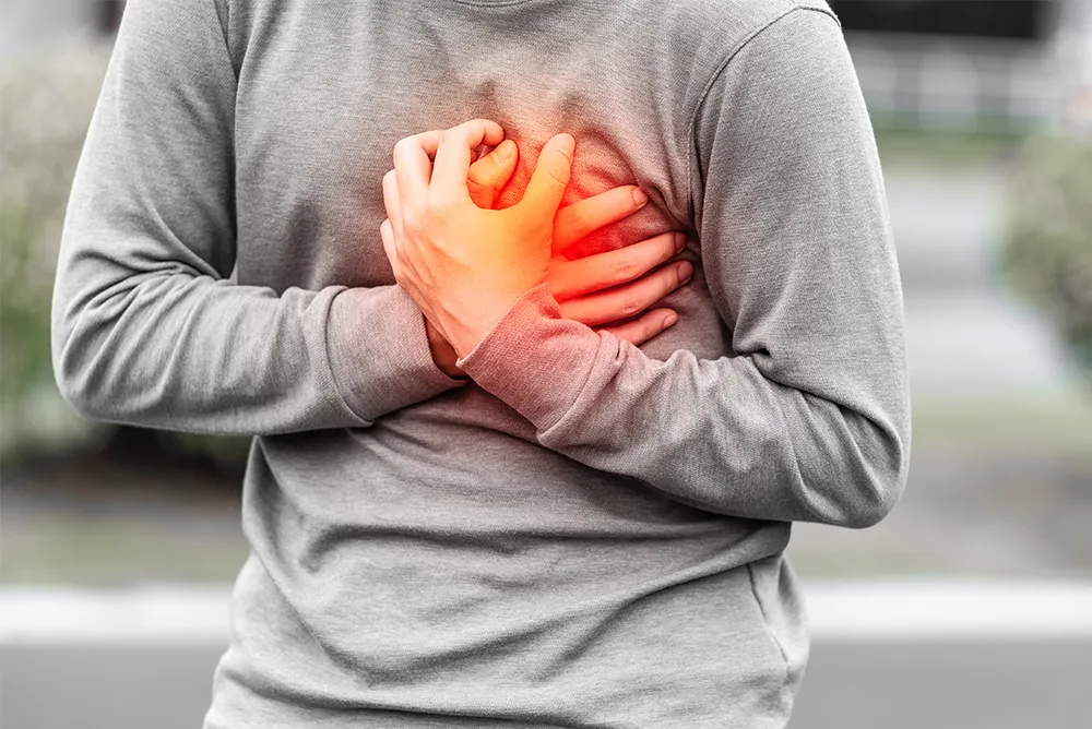 Douleur thoracique &eacute;vocatrice d&rsquo;un infarctus du myocarde n&eacute;cessitant une prise en charge m&eacute;dicale urgente
